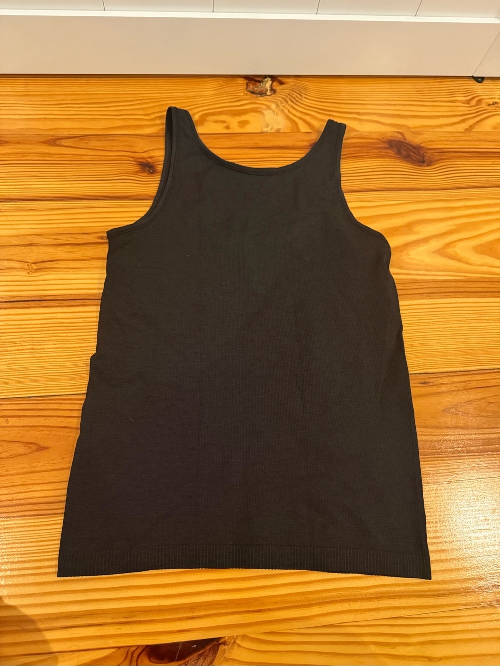 lululemon athletica Black Scoop Neck Tank